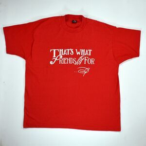 Vintage Dionne Warwick That's What Friends Are For Single Stitched Tshirt - XXL